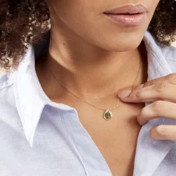 Histoire d'Or Collier Shahara Or Jaune Emeraude* Colliers|Colliers