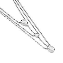 Histoire d'Or Collier Shanene Argent Blanc Oxyde De Zirconium* Colliers|Colliers Doubles Et Triples Chaînes