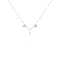 Clearance Histoire d'Or Collier Shehla Argent Blanc Perle De Culture