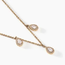 Histoire d'Or Collier Shiny Drops Plaqué Or Doré Oxyde De Zirconium* Colliers|Colliers