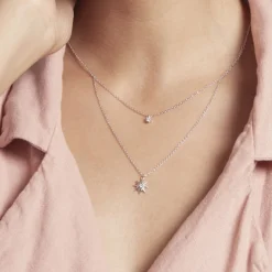 Histoire d'Or Collier Shone Argent Oxyde De Zirconium* Colliers|Colliers Doubles Et Triples Chaînes