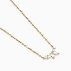 Hot Histoire d'Or Collier Siona Plaque Or Jaune Oxyde De Zirconium