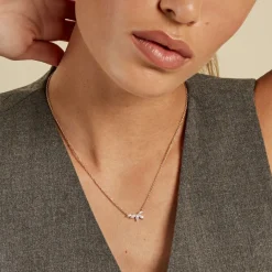 Hot Histoire d'Or Collier Siona Plaque Or Jaune Oxyde De Zirconium