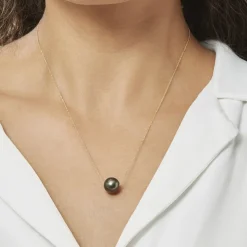 Histoire d'Or Collier Sissy Or Jaune Perle De Culture De Tahiti* Colliers|Colliers