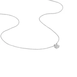 New Histoire d'Or Collier Solitaire Argent Lylwenn argent blanc oxyde