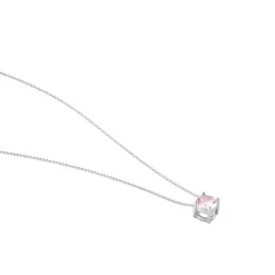 Histoire d'Or Collier Solitaire Argent Blanc Rio Santa Teresa Oxyde De Zirconium* Colliers|Colliers