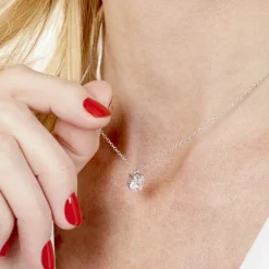 Histoire d'Or Collier Solitaire Argent Lyanna* Colliers|Colliers