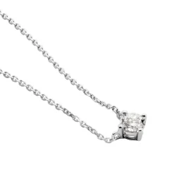 Histoire d'Or Collier Solitaire Victoria Platine Blanc Diamant* Colliers|Colliers
