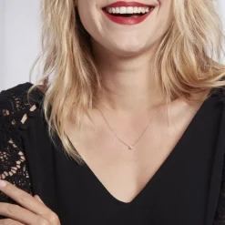 Histoire d'Or Collier Solitaire Victoria Platine Blanc Diamant* Colliers|Colliers