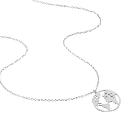 Best Histoire d'Or Collier Soukaina Argent Blanc