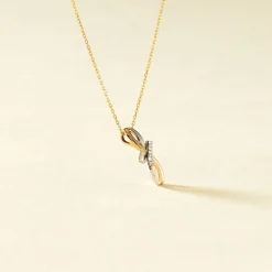 Discount Histoire d'Or Collier Soukayna Or Bicolore Diamant