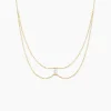 Discount Histoire d'Or Collier Sparkle Or Jaune Oxyde De Zirconium