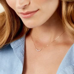 Discount Histoire d'Or Collier Sparkle Or Jaune Oxyde De Zirconium