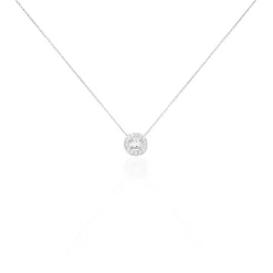 Histoire d'Or Collier Star Or Blanc Oxyde De Zirconium* Colliers|Colliers