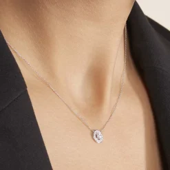 Histoire d'Or Collier Star Or Blanc Oxyde De Zirconium* Colliers|Colliers