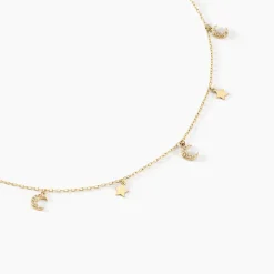 New Histoire d'Or Collier Stellar Or Jaune Oxyde De Zirconium