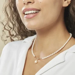 Histoire d'Or Collier Stella-rose Or Jaune Perle De Culture* Colliers|Colliers