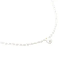 New Histoire d'Or Collier Stella-rose Or Jaune Perle De Culture