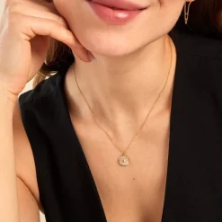 Clearance Histoire d'Or Collier Sunlight Or Jaune Nacre