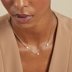 Histoire d'Or Collier Sweetheart Or Jaune Nacre