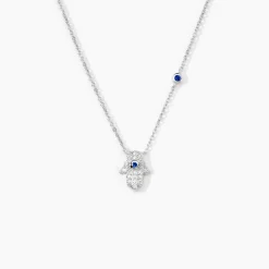 Histoire d'Or Collier Symbolique Argent Blanc Oxyde De Zirconium* Colliers|Colliers