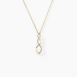 Hot Histoire d'Or Collier Taimi Or Jaune Diamant