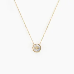 Histoire d'Or Collier Talisman Or Jaune Nacre Diamant* Colliers|Colliers