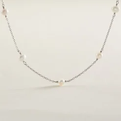 Histoire d'Or Collier Tanis Argent Perle De Culture* Colliers|Colliers