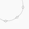Histoire d'Or Collier Tavie Argent Blanc
