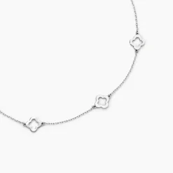 Histoire d'Or Collier Tavie Argent Blanc