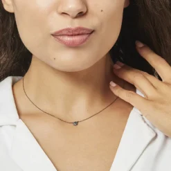 Sale Histoire d'Or Collier Teani Or Blanc Diamant or blanc diamant noir