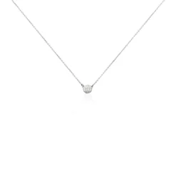 Histoire d'Or Collier Teani Or Blanc Diamant