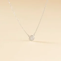 Histoire d'Or Collier Teani Or Blanc Diamant