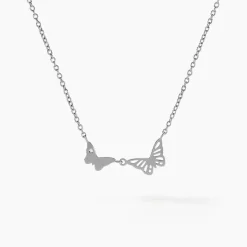 Histoire d'Or Collier Thecla Argent Blanc Oxyde De Zirconium* Colliers|Colliers