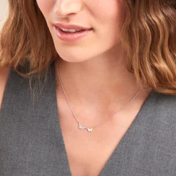 Histoire d'Or Collier Thecla Argent Blanc Oxyde De Zirconium* Colliers|Colliers