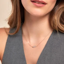 Clearance Histoire d'Or Collier Tiara Or Jaune Topaze Oxyde De Zirconium or jaune topaze bleu sky