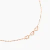 Outlet Histoire d'Or Collier Trinity Argent Rose