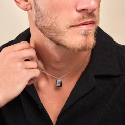 Online Histoire d'Or Collier Two Argent Blanc