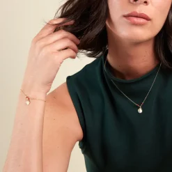 Histoire d'Or Collier Under The Sea Or Jaune Corail* Colliers|Colliers