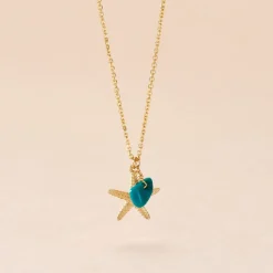 Histoire d'Or Collier Under The Sea Or Jaune Turquoise* Colliers|Colliers