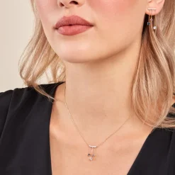 Histoire d'Or Collier Universe Or Jaune Topaze Améthyste