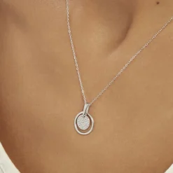 Histoire d'Or Collier Valerie Argent Blanc Oxyde De Zirconium* Colliers|Colliers