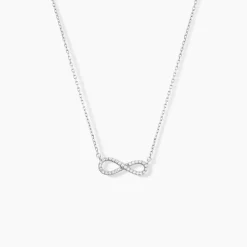 Best Histoire d'Or Collier Veda Argent Blanc Oxyde De Zirconium