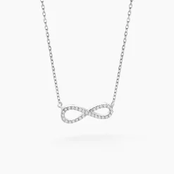 Best Histoire d'Or Collier Veda Argent Blanc Oxyde De Zirconium