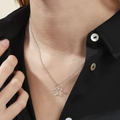 Histoire d'Or Collier Velma Argent Blanc* Colliers|Ras De Cou