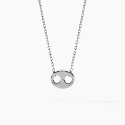 Histoire d'Or Collier Viana Argent Blanc