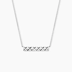 New Histoire d'Or Collier Vinie Argent Blanc