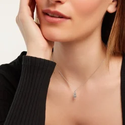 Sale Histoire d'Or Collier Wallie Argent Blanc Oxyde De Zirconium