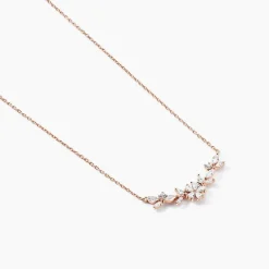 Histoire d'Or Collier Wanda Argent Rose Oxyde De Zirconium* Colliers|Colliers