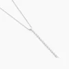 Discount Histoire d'Or Collier Whitney Argent Blanc Oxyde De Zirconium